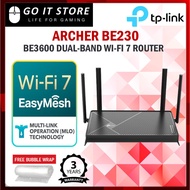 TP-LINK ARCHER BE230 BE3600 Dual-Band Wi-Fi 7 Router