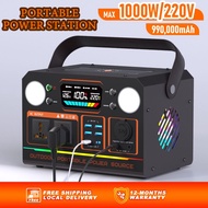 1000W portable power station 220V AC Battery Power Supply Emergency Backup power station camping out