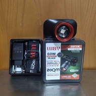 Senter Kepala LED Luby L-2911K L2911L 60W Zoom pro Original