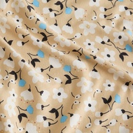 Class a Soft Naked Sleep Full Cotton Tencel Knitted Cotton Floral Bed Sheet Single Piece Bed Canopy 