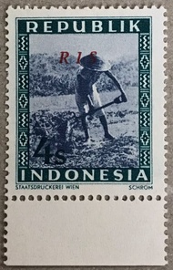 PW708-PERANGKO PRANGKO INDONESIA WINA REPUBLIK 4s RIS(M),MINT