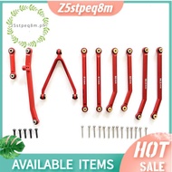 CNC High Clearance Chassis Link Steering Rod Set for 1/24 RC Crawler Car  SCX24 AXI00001 AXI00002 AX