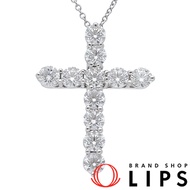 สร้อยคอเพชรรูปไม้กางเขนขนาดใหญ่ Tiffany & Co. รุ่น 60007430 / น้ำหนักเพชร: 1.71 กะรัต (ขนาดหัวจี้ (โ