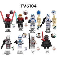 Trade Foreign Product Tv6104 Sci-Fi Series Darth 501 Corps Clone Rey Assembled Building Block Figure