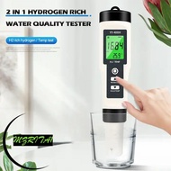 MARITA1 Hydrogen Tester, with Backlit H2 Water Hydrogen Analyzer, Handheld Water Measuring Instrumen