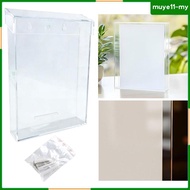 [MuyeadMY] Outdoor Brochure Holder A5 Real Estate Brochure Box for Maps Store Pamphlets