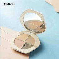 Timage Concealer Three-Color Concealer Natural Skin Covering Spots Acne Marks Tears Grooves Nasolabi