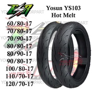 ESR MOTOR RACING YOSUN YS103 YS110 TUBELESS TAYAR HIGH EFFICIENCY HOT MELT TYRE 17INCH 18INCH 100%OR