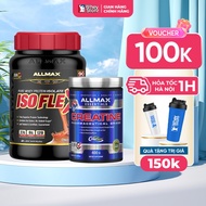 Combo Allmax IsoFlex Pure Whey Protein Isolate 2lbs + Genuine Allmax Essentials Creatine 400g