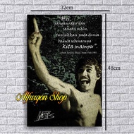 POSTER IWAN FALS / FOTO IWAN FALS / POSTER OI / VIRGIAWAN LISTANTO / POSTER MUSISI BAND ZADUL / HIAS