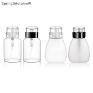 [SpringSAutumnW] Nail Polish Remover Bottle UV Gel Press Bottle Nail Art Clean Empty Pump Liquid Boutique