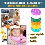 Pop It Fidget Reliver Stress toy Push It Bubble Antistress Toys Adult Children Sensory Toy