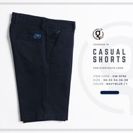 GOODWIN - 9736 CASUAL SHORTS กางเกงขาสั้นเอวขอบผ้ายืด คอตต้อน