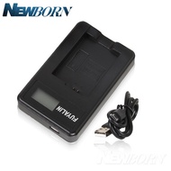 BLH-1 BLH1 Rechargeable Battery Charger LCD Display + USB Cable For Olympus E-M1 EM1 Mark II Camera