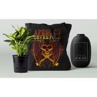 Band Avenged Sevenfold AX7 Canvas Tote Bags Tuition Students Bags