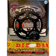 KAWASAKI BARAKO 175 SPROCKET CHAIN SET | Kawasaki Barako 175 Sprocket Set / Chain set 14T/42T / 428H