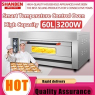 ◐☂ SHANBEN Commercial oven electric oven pastry bread oven pizza oven 60L 3200W high power oven