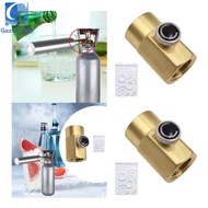 [Gazechimp] Brass Soda Stream Adapter TR21-4 to CGA320 Bottle Connector for CO2 Machine Easy Install