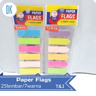 Paper Flags Sticky 7 Color T&JNotes