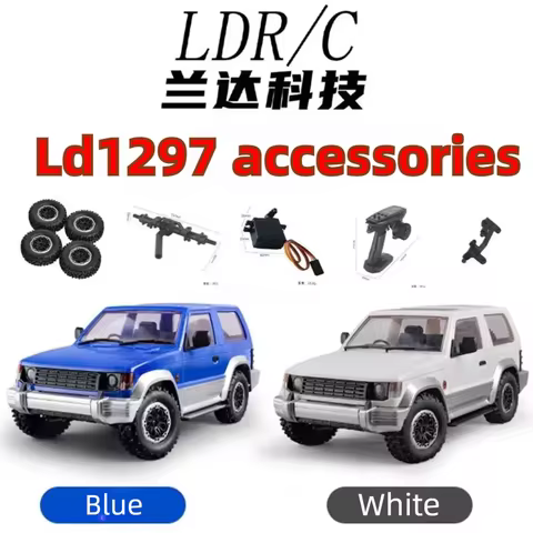LD RC Remote Control Climbing Vehicle LD1297 Original Accessories Metal Transmission Shaft Tire Moth