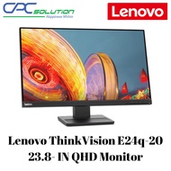 Lenovo ThinkVision E24q-20 Widescreen 23.8 Inch LCD Monitor