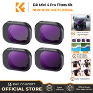 K & F khái niệm DJI mini-4 bộ lọc chuyên nghiệp bộ 4 trong 1 (ND8 + ND16 + ND32 + ND64)