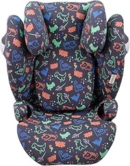 JANABEBE Car Seat Cover Compatible with Cybex Solution M and Pallas B - Fix (Happy Dino)