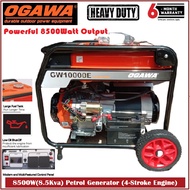 OGAWA 8500Watt Professional Gasoline Generator Petrol Genset GW10000E - Big 33Litre Petrol Tank - 6 