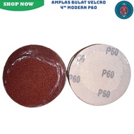 Modern 4 Inch Velcro Round Sandpaper P60 P80 P100 P120 P150 P 240 Modern / 4 Inch Stick-on Sandpaper
