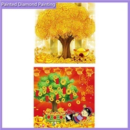 【HUISHENG】money tree 40*40CM Diamond Painting Set 5D DIY Full Round Drill Picture Rhinestone Kits