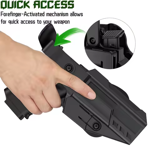 FANDAO Pro Holster Universal Holster for Ruger 57 / Sccy CPX Gen3 / Taurus GX4 / Springfield Hellcat