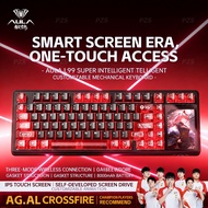 AULA | AULA L99 IPS Touch Screen Mechanical Keyboard Intelligent Screen 3 Mode Connection 8000mAh Ke