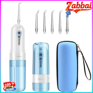 Zabbai Destone Topcare Oral Irrigator Water Flosser แบบพกพา irrigador ทันตกรรม 4 โหมดชลประทานทำความส
