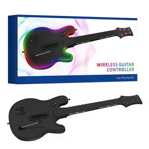 Wireless Guitar Controller Console Remote Joystick Wireless PC Guitar Controller for PS3 PS4 PC Guit