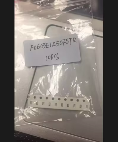 100%new 20PCS/F0603E1R50FSTR Fuse Chip Fast Acting 1.5A SMD Solder Pad 0603 T/R
