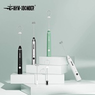 MHW-3BOMBER Electric Milk Frother Sponsored Portable Handheld Rechargeable Whisk Drink Mixer Foamer 