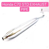 Honda C70 STD EXHAUST PIPE