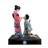 Bandai | POPART Demon Slayer Akaza Koyuki Limited Edition GK Figure Anime Peripheral Scene Ornament