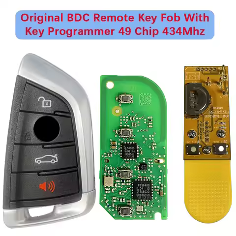 CNP231 Original 4 ButtonSmart Key Fob With Programmer FCC N5F-ID21A 434MHz 49 Chip For BMW 3 5 6 7 8