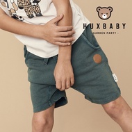 Australia Huxbaby Organic Cotton Leopard Print Small Leather Label Shorts