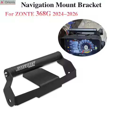 368G 2026 Motorcycle Phone Holder GPS Navigation Mounting Extension Bracket For ZONTES 368G G368 202