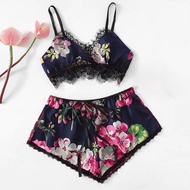 MIMI SHOP เซ็ตชุดนอน ชุดนอนเซ็กซี่ ชุดนอนเเซ่บๆ 💖 ไซต์ M-2XL นน.40-80 kg. สายเดี่ยว เเละกางเกง พร้อม