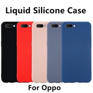 oppo R17 R15 pro Ax7 Ax5S Ax3S Ax5 Thin casing phone case soft liquid silicone Couples shell shockproof case cover