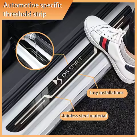 Suitable for DS DS3 DS4 DS5 DS6 DS7 DS9 Automotive Stainless Steel Scratch Strip Bar Door Welcome Pe