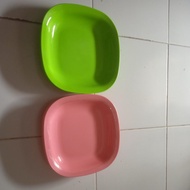 9" Harmonious Square Plate / Thick plastic plate Latest plastic plate/