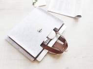 淺灰色 電腦保護套 毛氈套 筆電包 電腦包 MacBook Air 13吋 182