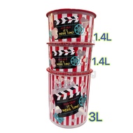 Tupperware Movie Snack One Touch 3L &amp; 1.4L