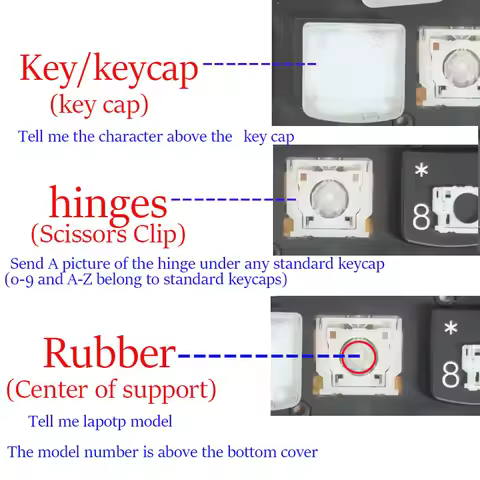 Single Key hinges bracket clip For Lenovo LOQ 15IAX9 15IRX9 83DV 15IAX9I LOQ 15ARP9 83JC 83GS 15AHP9