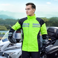 Men s Motorcycle Raincoat Long-lasting Waterproof Motorcycle Rainwear Breathable Moto Biker Raincoat