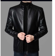 [READY STOCK] Men Sports Motor Rider Biker PU Leather Water Proof Resistant Jacket Outerwear Baju Jaket Lelaki M - 3XL